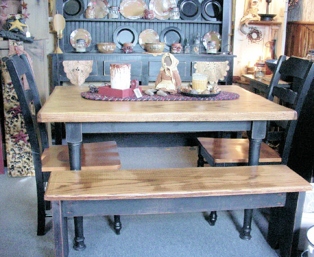 Oak Farm house Table & Benches